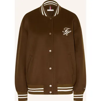 Dámská bunda Tommy Hilfiger Dámská Univerzitní Bunda, tmavě hnědá, 34