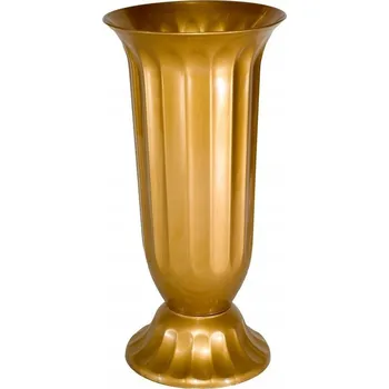 Váza Žlutý plast Květináč Szemikowie 17 cm x 17 x 37,6 cm