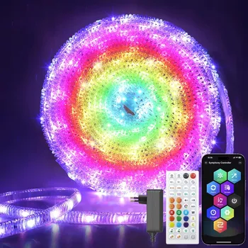 LED osvětlení Samolepicí páska LED RGB pásek voděodolný 29 V s dálkovým ovládáním 10M