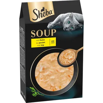 Krmivo pro kočku 40x40g Sheba Classic Soup výhodné balení - Kuřecí