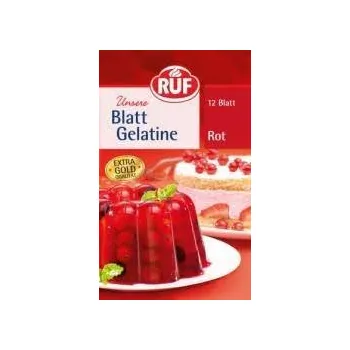 RUF Německo Plátková želatina - červená - RUF | Skvělé pro Váš domácí dort