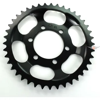 Řetězová sada pro motocykl Rozeta Esjot ocelová, 41 zubů, černá pro Zündapp Super Combinette typ 429, 433, Sport 510, 515, Falconette 425, 435, ZD 20, 40, 25, ZL Hai CX 25 TS, ZS ZE C 50 517-021, 529-010, GTS 50, S 423 MG00009459