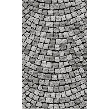 Koberec Nese plastik 579 Aquamat - pěnová předložka - přírodní kámen mozaika (š 65) Barva: šedá, šíře: 65 cm x 1500 cm
