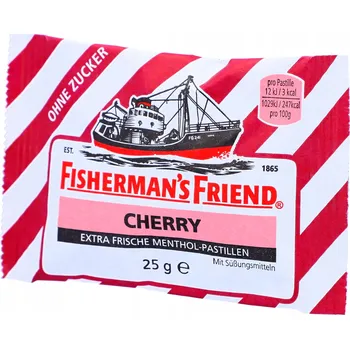 Bonbon Pastilky Fisherman's Friend BEZ CUKRU komprimát 25g Divoká Višeň DE
