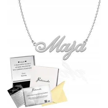 Náhrdelník Náhrdelník se jménem MAJA stříbro PLÍŠEK