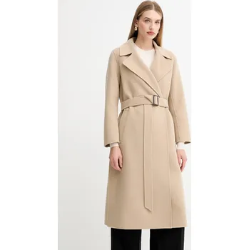 Vlněný kabát Weekend Max Mara MANU 2525016021600 béžová 80X, vel. 36