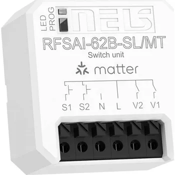 INELS se vstupy pro externí tlačítka, Matter (RFSAI-62B-SL/MT) bílý