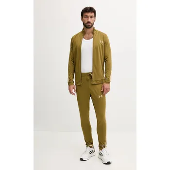 Sportovní tepláková souprava Under Armour Knit Track Suit 1357139 zelená 81X, vel. S