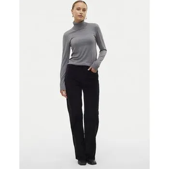 Dámský svetr Vero Moda Rolák Iris 10320450 Šedá Slim Fit XL