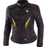 Dámská bunda na motorku Street Racer Rose černo-fluo žlutá S