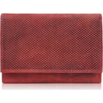 Paolo Peruzzi dámská peněženka z pravé kůže červená