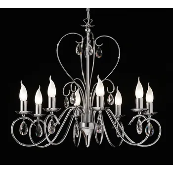 Stínidlo Lustr s kovovými rameny OLU16588, Varianta Stříbrný