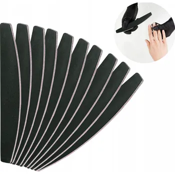 Pilník na nehty LOĎKA 100/180 půlměsíc 10 ks