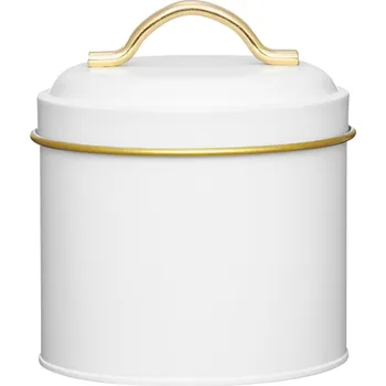 Dóza na potraviny Kovová dóza na sypké potraviny ROYAL 750ml AMBITION bílá 30804