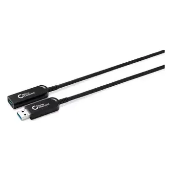 Kabel do PC MicroConnect Premium Optic Fiber kabel USB3.0 A (M) - USB3.0 A (F) 30m černá (USB3.0AAF30AOP)