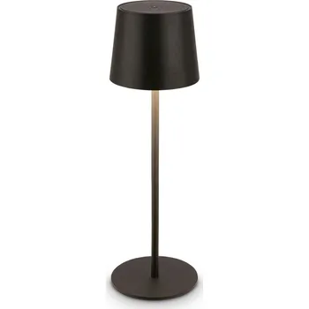 Lampička BRILONER Bota stolní lampa - 1,8W, 120lm, nabíjecí, LED, stmívatelné, dotykový vypínač, teplá bílá, černá 7708015