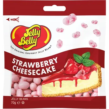 Bonbon Želé Bonbony Fazolky Jelly Belly Strawberry Cheesecake Jahodový Cheesecake 70g USA