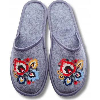 Dámské pantofle Lehké plstěné Pantofle - FOLK - Sandále - od 36 do 42