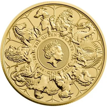 The Royal Mint 1 oz zlatá mince The Queen's Beasts – Completer Coin 2021 Royal Mint