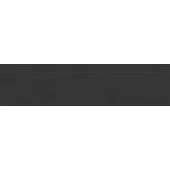 Dlažba Tubadzin Industrio anthrazite schodovka mat 119,8x29,6 (6004087)