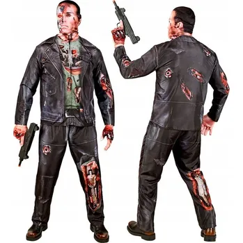 Karnevalový kostým Kostým Kyborg Robot Android Futuristický Kostým Maškarní Sci-Fi XL