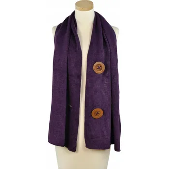 Šála Šála Dřevěné Očko - fialová sz1870