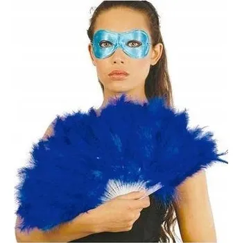 Karnevalový doplněk Guirca 18109 Vějíř odstínů modré 20., 30. a 40. léta