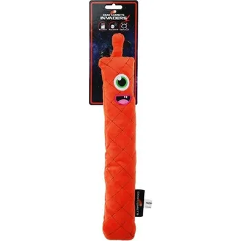 Hračka pro psa DOG COMETS Invaders pešek plyšový oranžový (L) 32x5cm