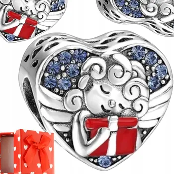 Přívěsek Přívěsek korálek Anděl s925 VÁNOČNÍ jako dárek + KRABIČKA Dárek