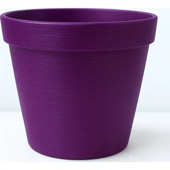 Květináč Květináč plast červený Admit 22 cm x 22 x 20 cm