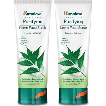 Pleťový peeling Himalaya Čisticí peeling s Neem, 2 ks