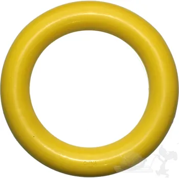 Hračka pro psa UNIQ PETS Gumové ringo pro psy (9 cm, žluté) s vanilkovou vůní