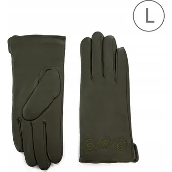 Rukavice Art of Polo pětiprsté rukavice z pravé kůže velikost L - dámské