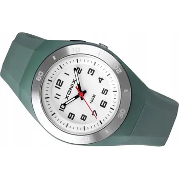 Hodinky Sportovní hodinky zelené pro dívky, lehké, analogové, vodotěsné, ručičkové
