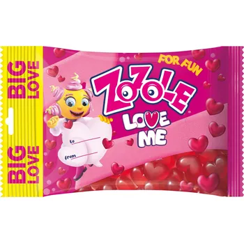 Bonbon Zozole Love Me Sladké želé bonbony s příchutí jahody 145 g