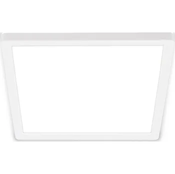 BRILONER Tava LED stropní svítidlo, ploché, přímé a nepřímé osvětlení, 1900 lm, 16 W, bílé, 24x24 cm 7516416