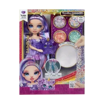 Panenka Rainbow High Panenka se slizem a třpytkami - Violet (purple) TV