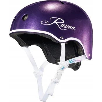Cyklistická přilba RAVEN Přilba Raven Essto M/55–58cm FIALOVÁ