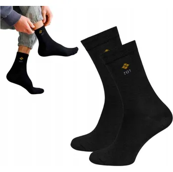 Pánské ponožky Adena Ponožky černé, velikost 39-44