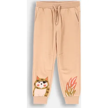 Chlapecké tepláky hnědé joggery 128 Coccodrillo ZC4