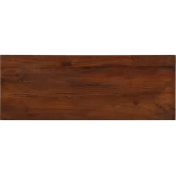 Konferenční stolek vidaXL Stolní deska 90x30x3,8 cm obdélníková hrubé mangovníkové dřevo [371502] Barva: Recyklované dřevo (přírodní)