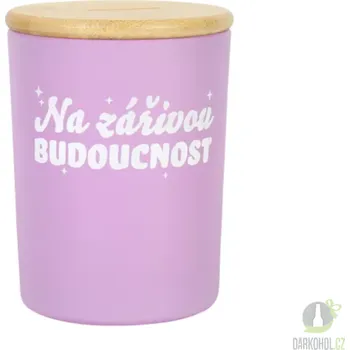 Pokladnička Pokladnička skleněná Na zářivou budoucnost