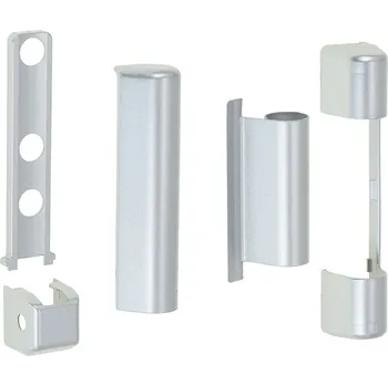 Dveřní kování SIEGENIA Favorit sada krytek pro dřevo Barva: stříbrná, Směr: pravý