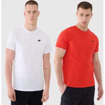 PÁNSKÉ TRIČKO 4F TRIČKO SADA 2 KUSŮ XXL SS25