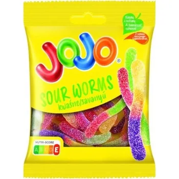 Bonbon Želé Bonbony JOJO s kyselými červy 80g