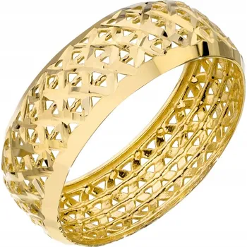 Prsten ZLATÝ AŽUROVÝ PRSTÝNEK pr. 585 SÍŤOVINA vel. 11