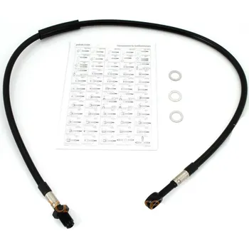 Diverse / Import Brzdová hadice ocelopletená černá 780 mm pro Kreidler Florett RS RMC MG00032118