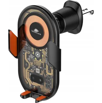 Automatický držák do auta s INDUKČNÍ NABÍJEČKOU Spacetronik do mřížky ventilace