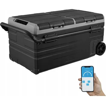 Autochladnička SucceBuy Přenosná Lednice 95L 80W Autochladnička Dvouzónová