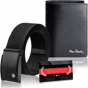 Peněženka Peněženka Pierre Cardin , přírodní kůže, černá - muž